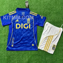 2025/26 Real Oviedo Home Blue  Kids Soccer Jersey