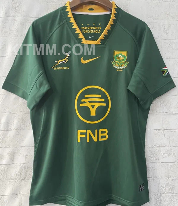 2025/26 South Africa Home Green Rugby Jersey  南非