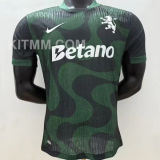 2025/26 Sporting Lisbon Away Player Version Soccer Jersey 里斯本