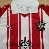 2025/26 Southampton Home Red Fans Soccer Jersey 带胸前广告