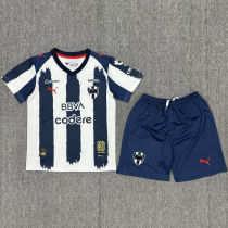 2025/26 Monterrey Home Kids Soccer Jersey 红色马仔