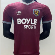2025/26 West Ham Home Player Version Soccer Jersey