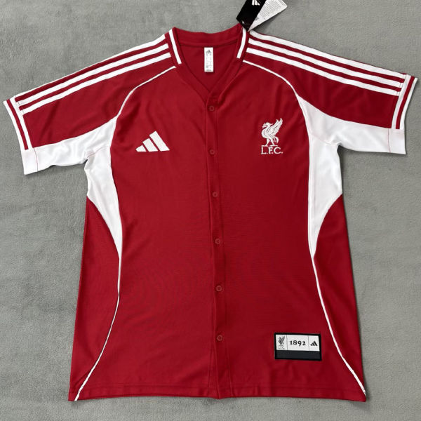 2025/26 LFC Red Baseball T-Shirt