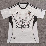 2025/26 Albacete Home White Fans Soccer Jersey 阿尔巴赛特