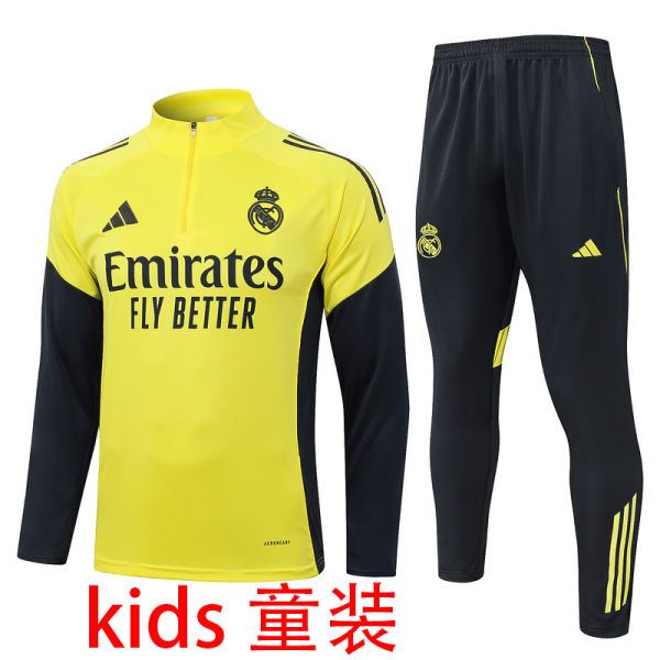 2025/26 RM Yellow Kids Sweater Tracksuit