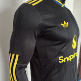 2025/26 M Utd Third Player Version Long Sleeve Soccer Jersey