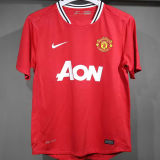 2011/2012 M Utd Home Retro Player Version Soccer Jersey