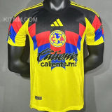 2025/26 Club America Home Player Version Soccer Jersey 背后广告黑色