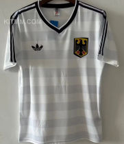 1984 Germany Home White Retro Soccer Jersey