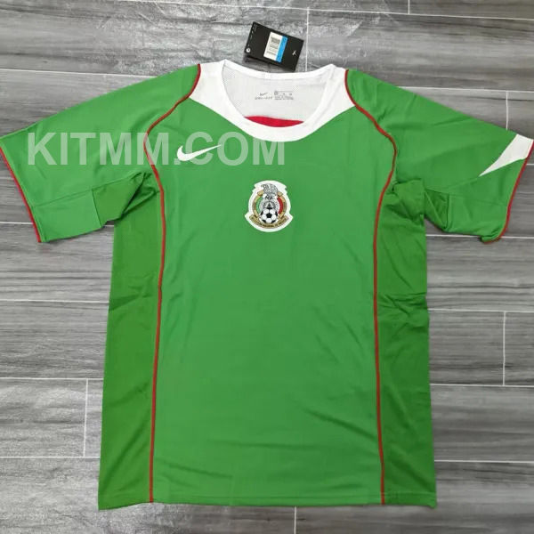 2004/2005 Mexico Home Green Retro Soccer Jersey