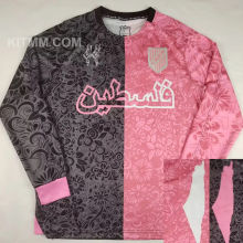 2025/26 FC Palestine Fans Long Sleeve Soccer Jersey  阿拉伯文 背后带11