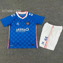 2025/26 Sunderland Away Blue Kids Soccer Jersey
