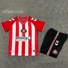 2025/26 Sunderland Home Kids Soccer Jersey