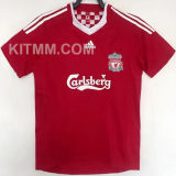 2008/2010 LFC Home Red Retro Soccer Jersey