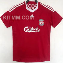 2008/2010 LFC Home Red Retro Soccer Jersey
