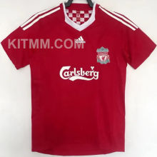 2008/2010 LFC Home Red Retro Soccer Jersey