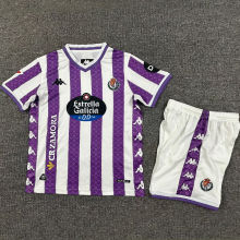 2025/26 Real Valladolid Home Kids Soccer Jersey
