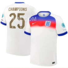 CHAMPIONS #25 England Home White Fans Soccer Jersey 2025/26