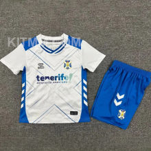 2025/26 Tenerife Home White Kids Soccer Jersey
