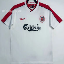 1998/1999 LFC Away White Retro Soccer Jersey