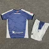 2025/26 Real Sociedad Away Kids Soccer Jersey