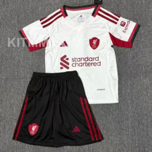 2025/26 LFC Away White Kids Soccer Jersey