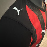 2025/26 AC Milan Home Player Version Long Sleeve Soccer Jersey