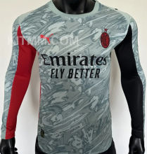2025/26 AC Milan GK Player Version Long Sleeve Soccer Jersey