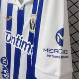 2025/26 LEGANES Home White Fans Soccer Jersey  带胸前广告
