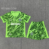2025/26 Sporting Lisbon GK Green Kids Soccer Jersey 里斯本