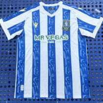 2025/26 Sheffield Wednesday Home Fans Soccer Jersey 带胸前广告