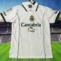 1998/99 Racing Santander White Fans Soccer Jersey 桑坦德竞技