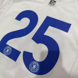 2025/26 CHELSEA FC # 25 White NFL Jersey
