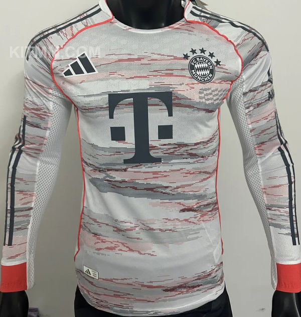 2025/26 BFC Away Player Version Long Sleeve Soccer Jersey