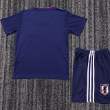 2018 Japan Home Retro Kids Soccer Jersey