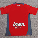 2025/26 Albacete Away Red Fans Soccer Jersey 阿尔巴赛特
