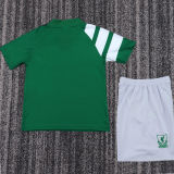 1991/1992 LFC Away Green Retro Kids Soccer Jersey