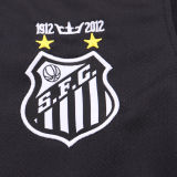 2012/13 Santos Black Retro Kids Soccer Jersey