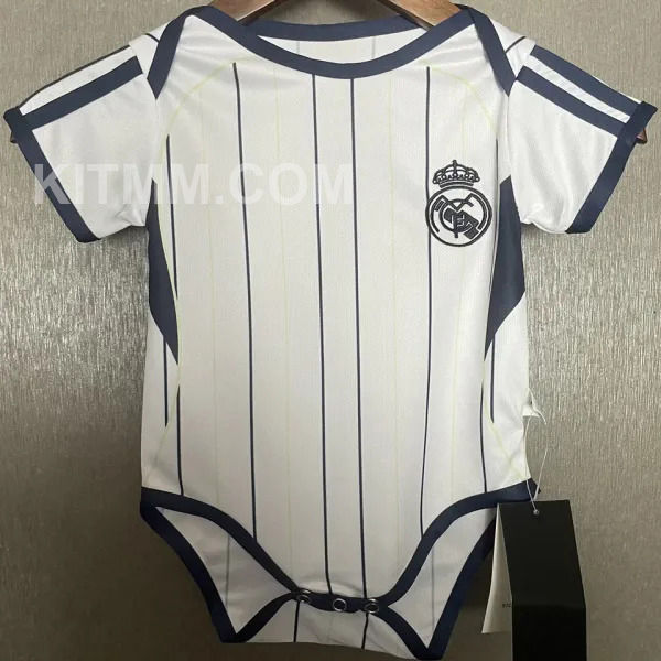 2025/26 RM White Baseball Baby Suit