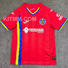 2025/26 Getafe Away Red Fans Soccer Jersey