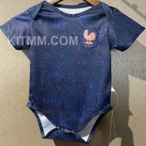 2025/26 France Home Blue Baby Suit