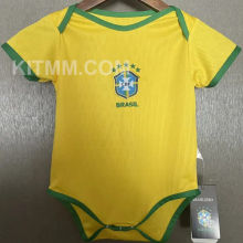 2025/26 Brazil Home Yellow Baby Suit