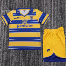 1998/1999 Parma Home Retro Kids Soccer Jersey