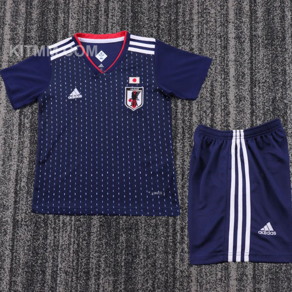 2018 Japan Home Retro Kids Soccer Jersey