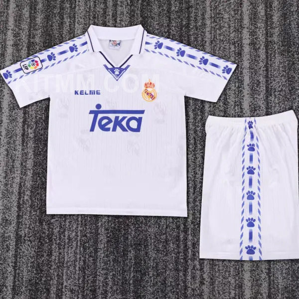 1996/1997 RM Home Retro Kids Soccer Jersey
