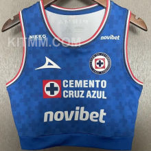 2025/26 Cruz Azul Home Blue Women Yoga Vest Jersey 女