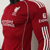 2025/26 LFC Home Red Player Version Long Sleeve Jersey