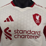 2025/26 LFC Away White Player Version Long Sleeve Jersey