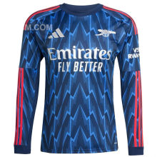 2025/26 ARS Away Blue Fans Long Sleeve Soccer Jersey