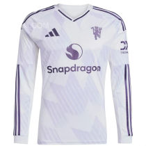 2025/26 M Utd Away Fans Long Sleeve Soccer Jersey